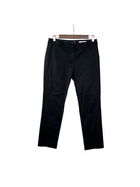 Bean Pole Womens Trousers Low Rise Straight Leg Black Size 30 Waist